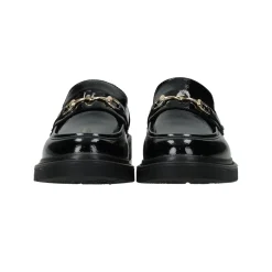 Tata Italia Mocassini con morsetto.Tacco alto 3 cm Nero Discount
