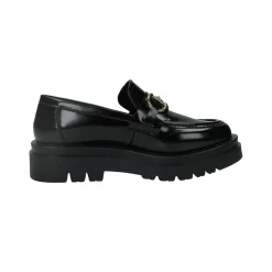 Tata Italia Mocassini con morsetto.Tacco alto 3 cm Nero Outlet