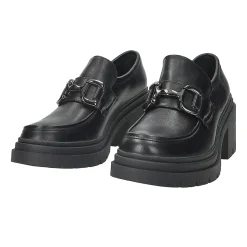 Tata Italia Mocassini con motsetto.Tacco alto 6cm Nero
