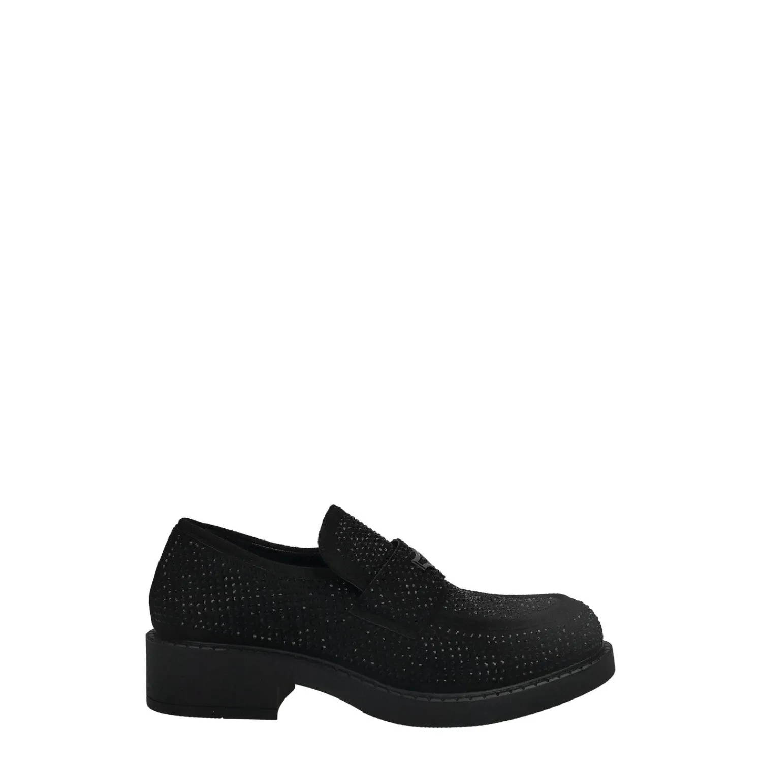 Tata Italia Mocassini con strass.Tacco alto 4cm Nero Discount