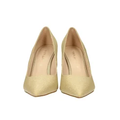 Tata Italia Pumps glitterate. Tacco piramidale alto 9cm New