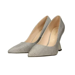 Tata Italia Pumps glitterate. Tacco piramidale alto 9cm New