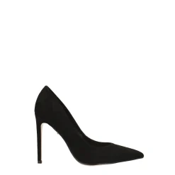 Tata Italia Pumps in microfibra con scollo tondo. Stiletto alto 11cm Nero Best