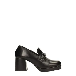 Tata Italia Pumps mocassino in vera pelle. Tacco alto 7cm Outlet