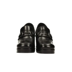 Tata Italia Pumps mocassino in vera pelle. Tacco alto 7cm Outlet
