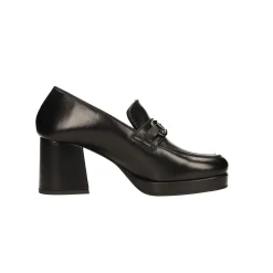 Tata Italia Pumps mocassino in vera pelle. Tacco alto 7cm Outlet