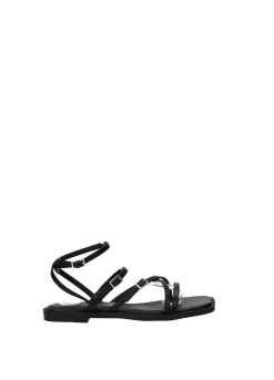 Tata Italia Sandali bassi con listini incrociati Nero New