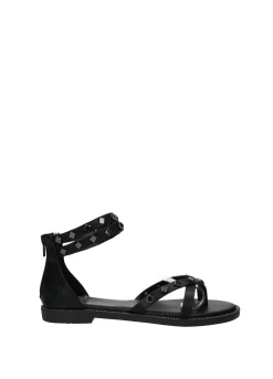 Tata Italia Sandali con borchie quadrate Nero Sale