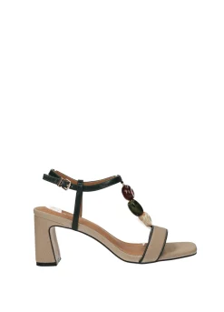 Tata Italia Sandali con dettaglio pietre Beige Outlet