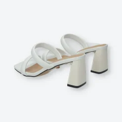 Tata Italia Sandali con doppia fascia.Tacco alto 6cm Bianco Hot