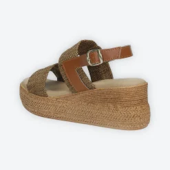 Tata Italia Sandali con doppia fascia. Made in Italy. Tacco alto 6cm