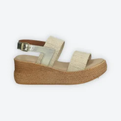 Tata Italia Sandali con doppia fascia. Made in Italy. Tacco alto 6cm