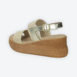 Tata Italia Sandali con doppia fascia. Made in Italy. Tacco alto 6cm