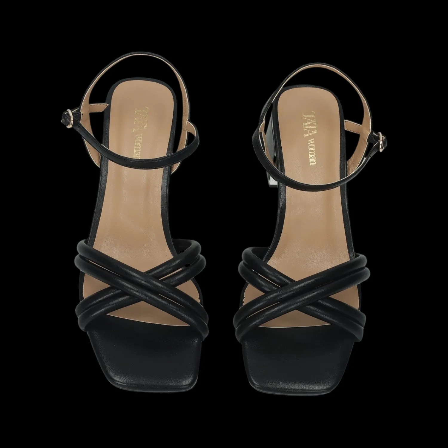 Tata Italia Sandali con fascia tubolare intrecciata. Tacco alto 6cm