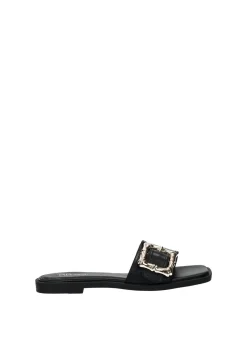 Tata Italia Sandali con fibbia quadrata Nero Hot