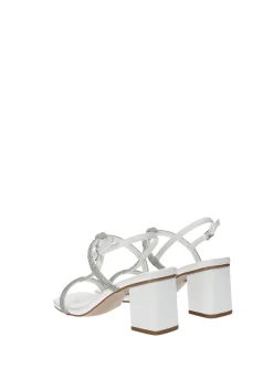 Tata Italia Sandali con listini strass Bianco