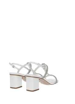 Tata Italia Sandali con listini strass Bianco