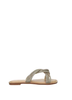 Tata Italia Sandali con listini strass Oro Outlet