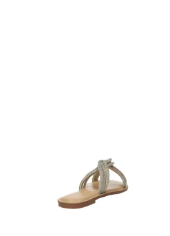 Tata Italia Sandali con listini strass Oro Outlet
