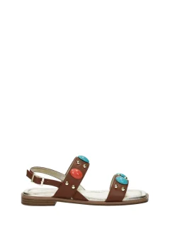 Tata Italia Sandali con pietre Marrone Discount