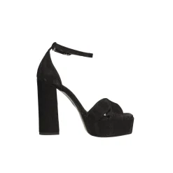 Tata Italia Sandali con plateau glitterati. Made in Italy. Tacco alto 13cm
