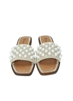 Tata Italia Sandali con tomaia ricamata Beige Discount