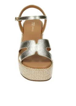 Tata Italia Sandali con zeppa Oro Outlet