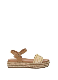 Tata Italia Sandali con zeppa Marrone Clearance