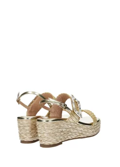 Tata Italia Sandali con zeppa Oro Clearance