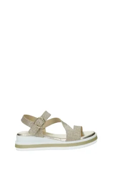 Tata Italia Sandali con zeppa Oro Clearance