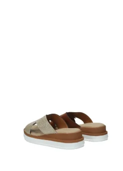 Tata Italia Sandali con zeppa Oro Clearance