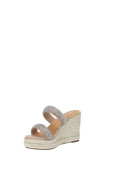 Tata Italia Sandali con zeppa in corda Oro Outlet