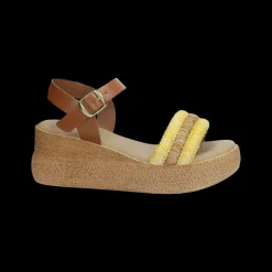 Tata Italia Sandali con zeppa. Made in Italy. Tacco alto 6cm Discount