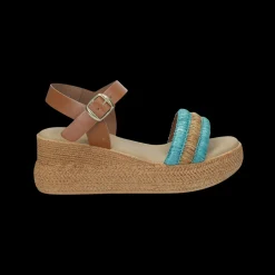 Tata Italia Sandali con zeppa. Made in Italy. Tacco alto 6cm Discount