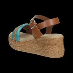Tata Italia Sandali con zeppa. Made in Italy. Tacco alto 6cm Discount