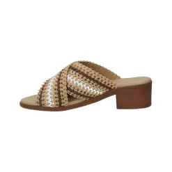 Tata Italia Sandali con zeppa. Made in Italy Beige Best