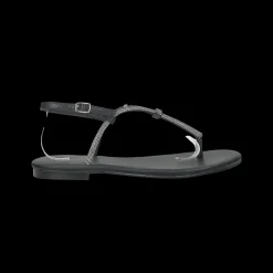 Tata Italia Sandali flat con dettaglio listini in strass. Discount