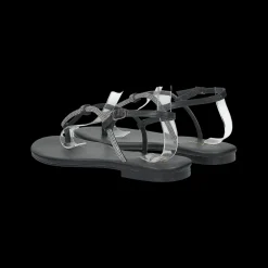 Tata Italia Sandali flat con dettaglio listini in strass. Discount