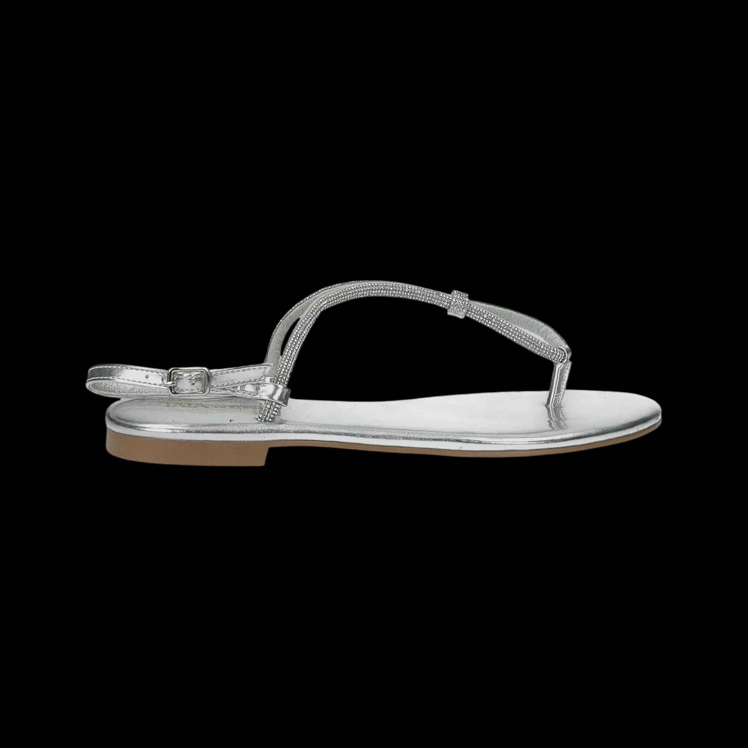 Tata Italia Sandali flat con dettaglio listini in strass. Discount