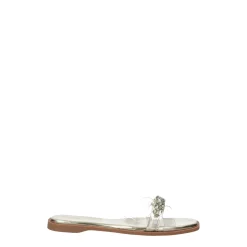 Tata Italia Sandali flat con dettaglio circolare in strass. Oro Clearance