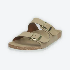Tata Italia Sandali flat con doppia fibbia. Made in Italy Hot
