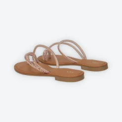 Tata Italia Sandali flat con listini in strass Rosa Online