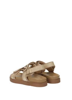 Tata Italia Sandali in rafia Beige Discount