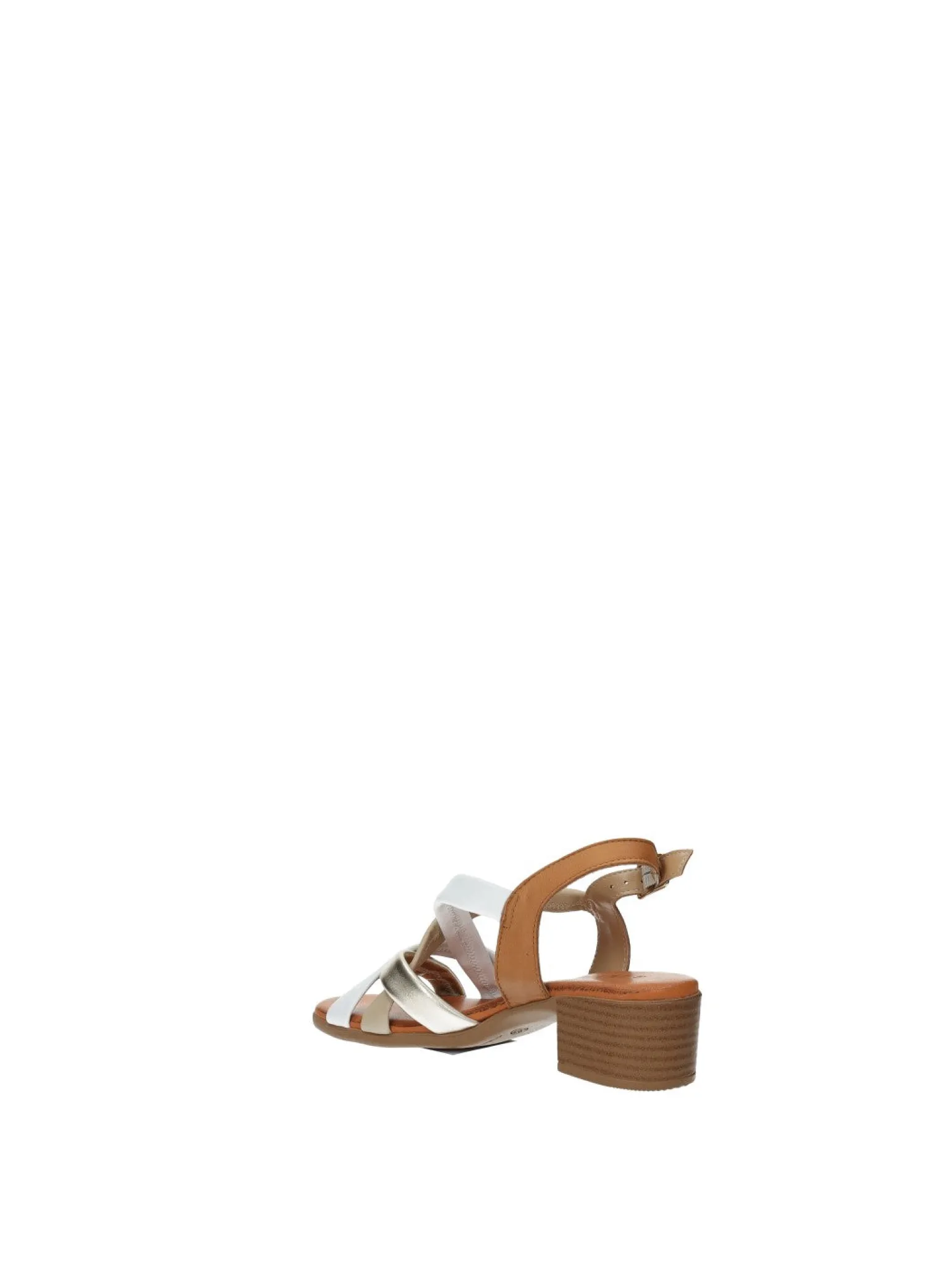 Tata Italia Sandali multicolor in vera pelle Bianco Discount