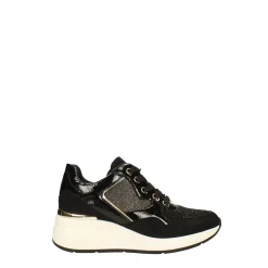 Tata Italia Sneakers con dettagli dorati e strass Nero