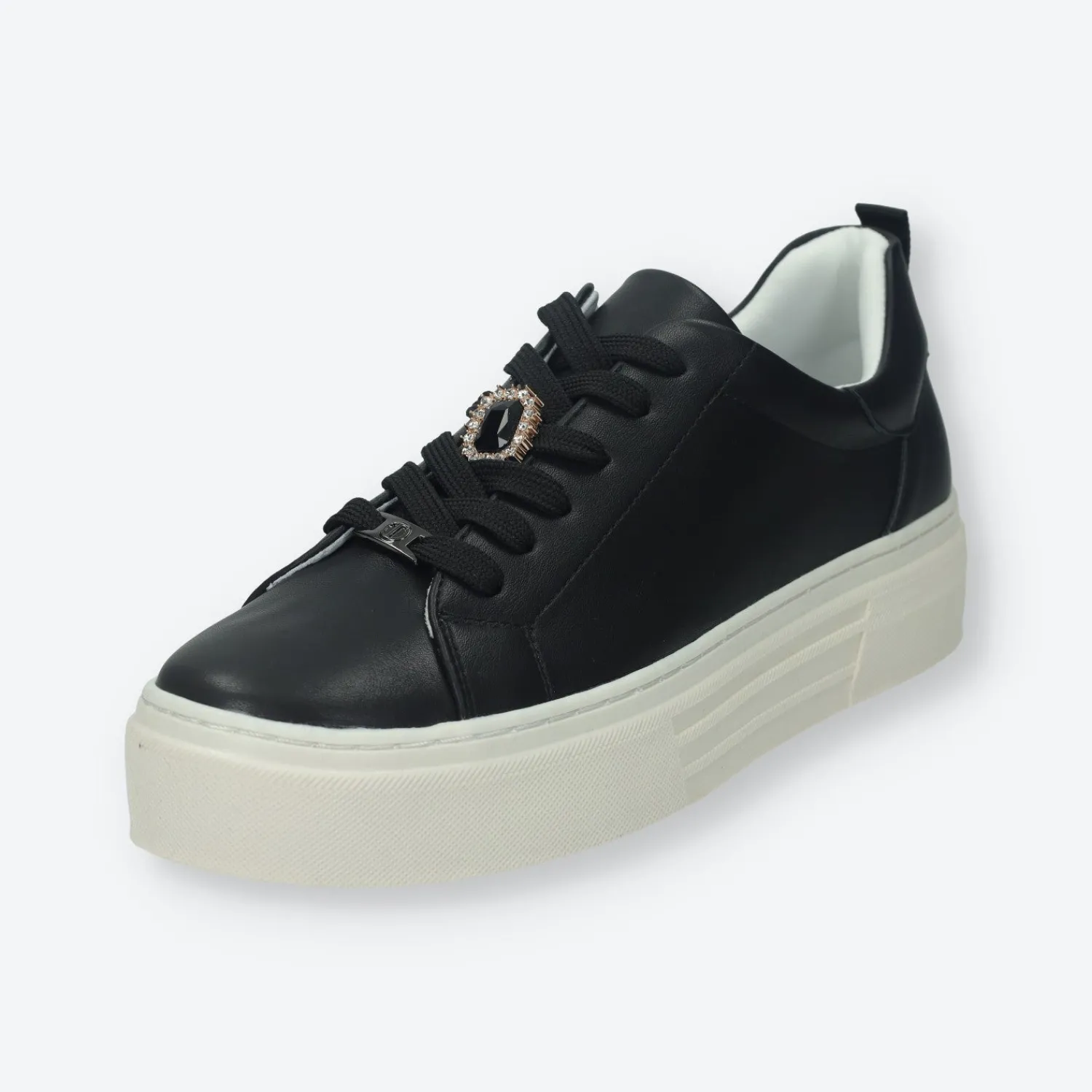 Tata Italia Sneakers con dettaglio in gioiello.Tacco alto 4 cm New