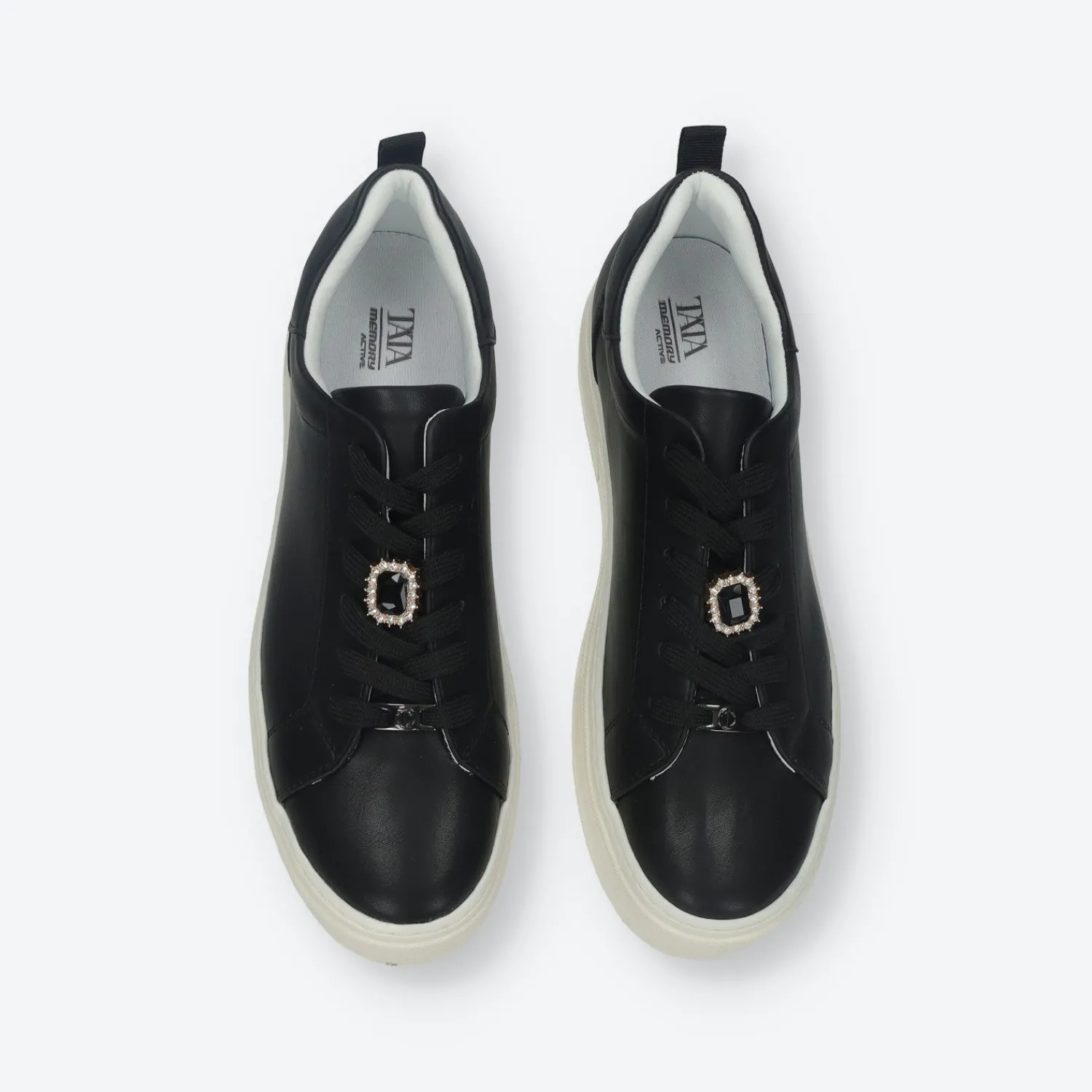 Tata Italia Sneakers con dettaglio in gioiello.Tacco alto 4 cm New