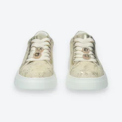 Tata Italia Sneakers con dettaglio in gioiello.Tacco alto 4 cm Oro Sale