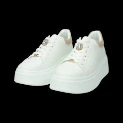 Tata Italia Sneakers con gioiello.Tacco alto 3cm Bianco Online