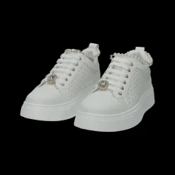 Tata Italia Sneakers platform con catena di perle.Tacco alto 4 cm Online